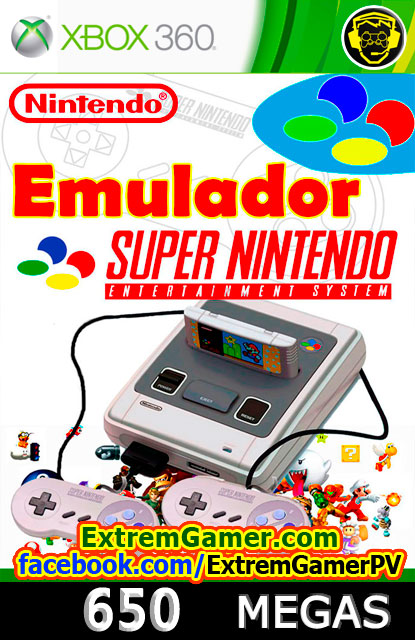 Emulador Super Nintendo-para Xbox 360-rgh Jogos Antigos