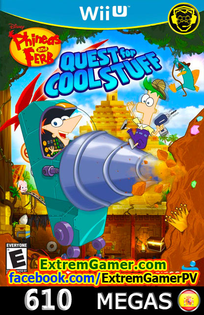 Phineas and Ferb – Quest for Cool Stuff – WiiU. – Escoge tus juegos!!