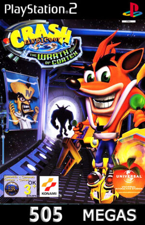 Crash Bandicoot - The Wrath of Cortex - PS2.