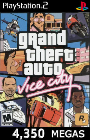 Grand Theft Auto - Vice City - PS2.