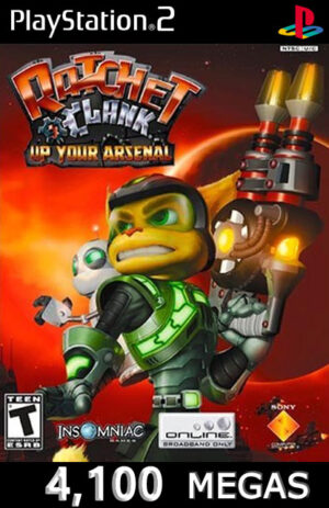 Ratchet & Clank - Up Your Arsenal - PS2.
